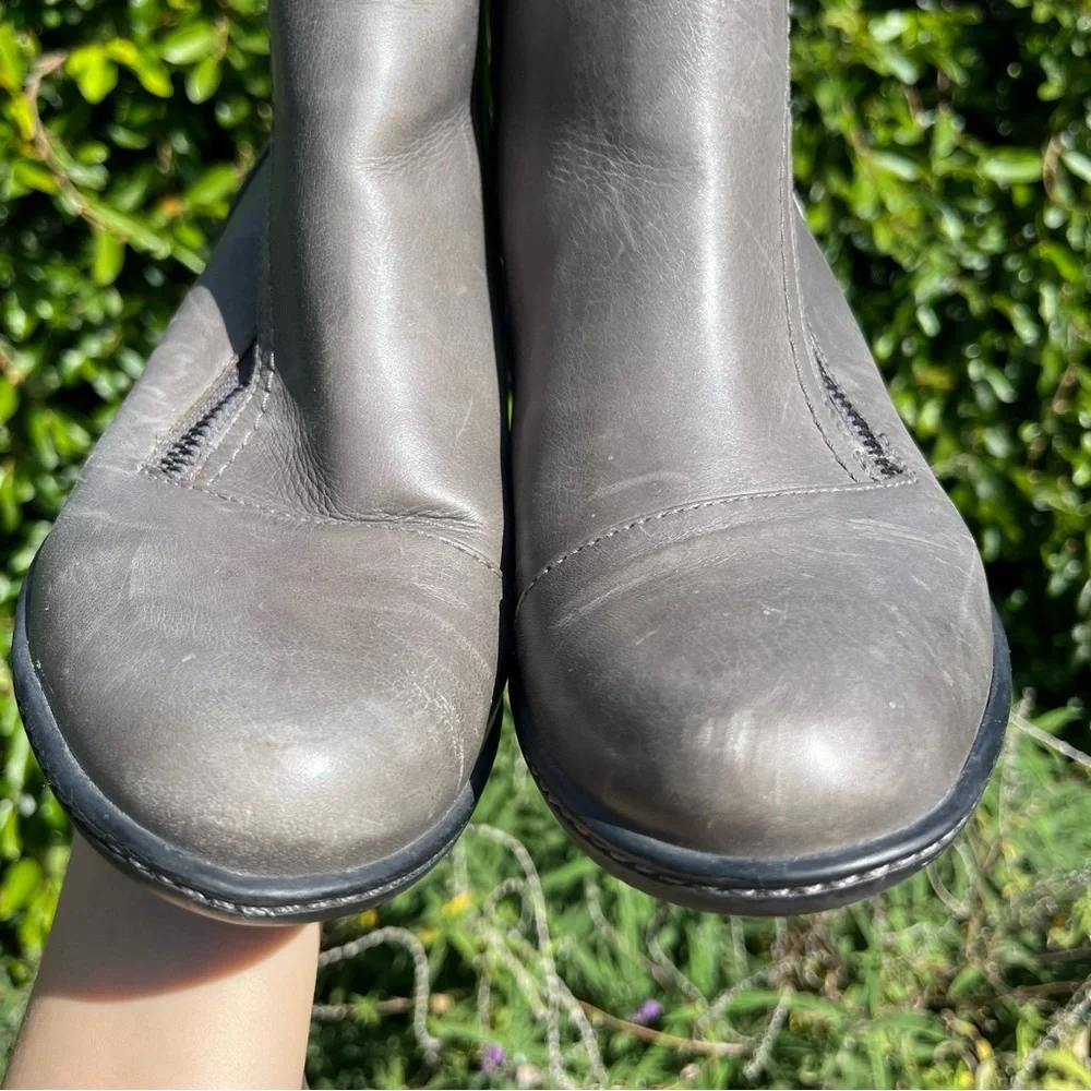 Dansko Billie Ankle Boots EUR 39 US 8-8.5 Burnished Grey Nappa Leather Cottage